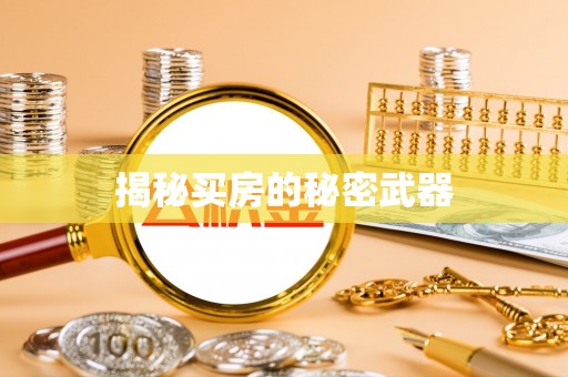 无极揭秘买房的秘密武器
