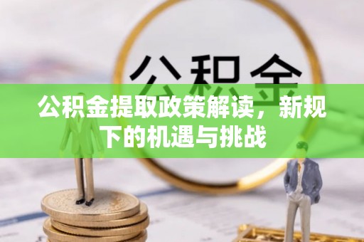 无极公积金提取政策解读，新规下的机遇与挑战